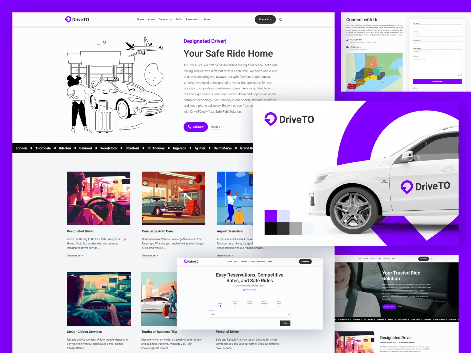 DriveTo. A booking flow rebuilt around the two decisions that actually matter.