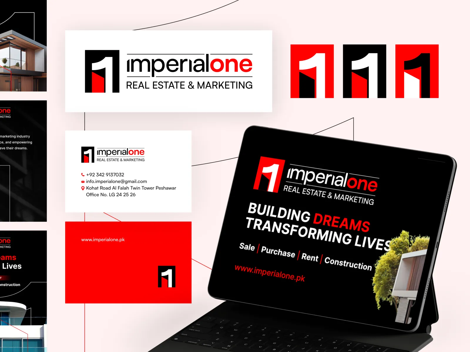 Imperial One. A property firm that had moved upmarket while its brand stayed behind.