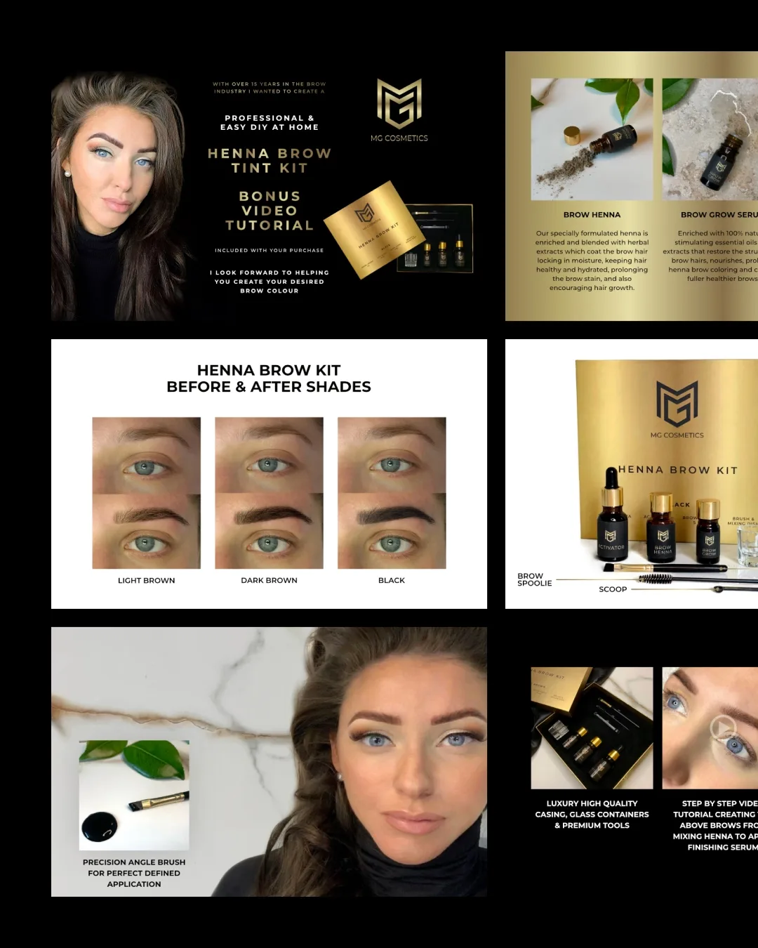 MG Cosmetics product and social creative
