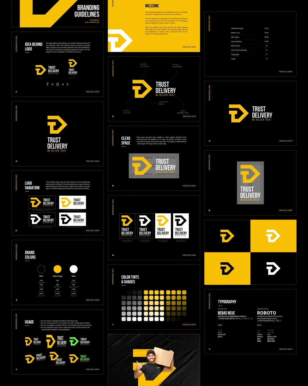 Trust Delivery guidelines: logo, colour and type